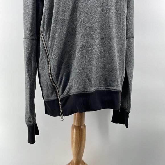 lululemon Om & Roam Pullover Heathered Speckled Black / Black sz 6 workout - Picture 5 of 11